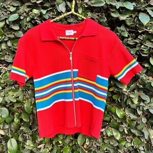 Vintage 70s Calvin Klein zip top